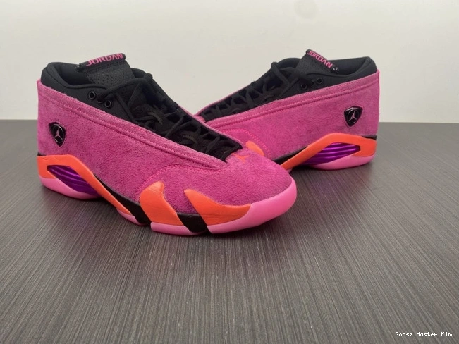 14 Jordan Pink Low Shocking (W) DH4121-600 Retro 0811